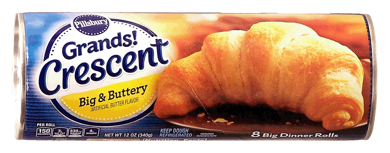 Pillsbury Grands! big & buttery crescents, 8 big dinner rolls Full-Size Picture